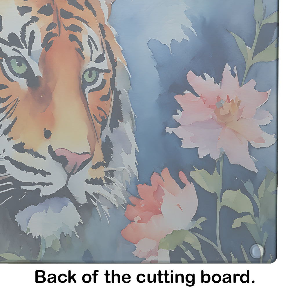 Tiger Art Glass Chopping Board